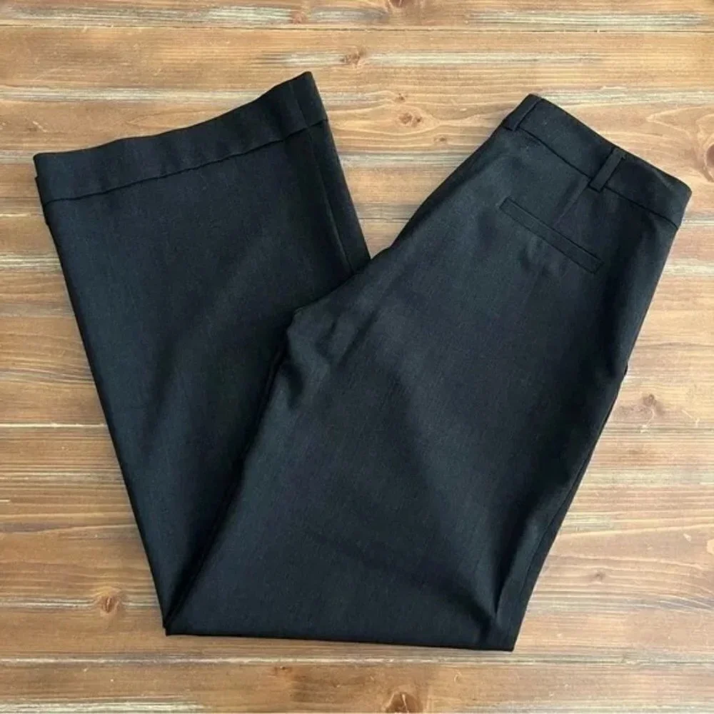 EILEEN Fisher Petite Wide Leg Cuffed Trouser. PP.
